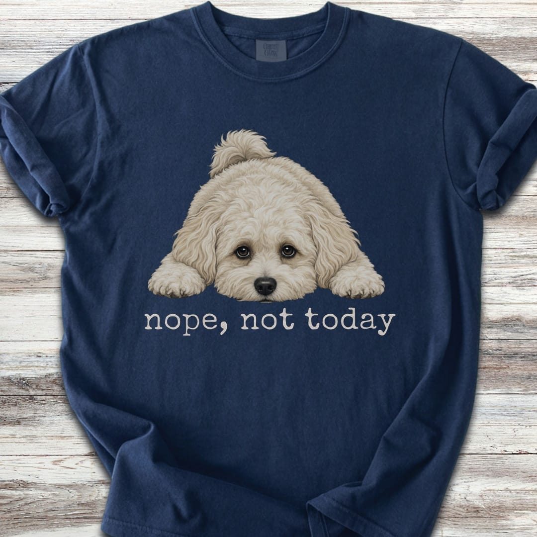 Maltipoo Nope - Navy
