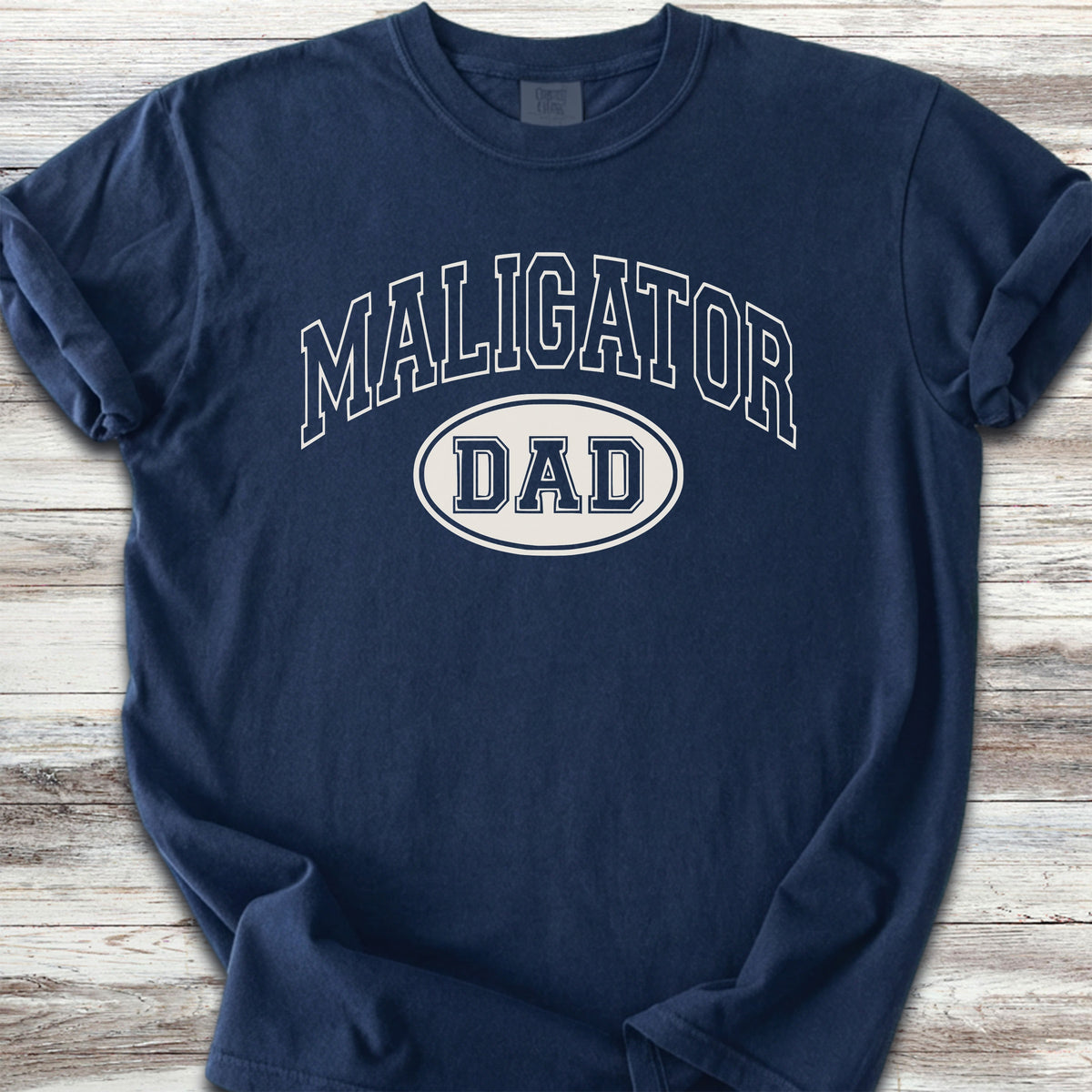 Belgian Malinois University Maligator Dad - Navy