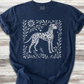Dalmatian Linocut - Navy