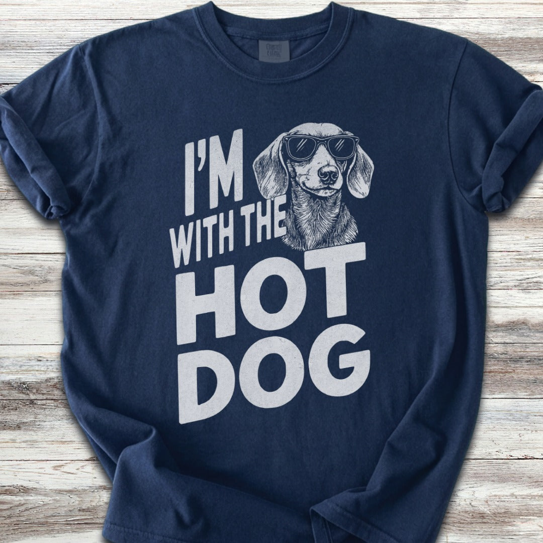 Dachshund Hot Dog - Navy