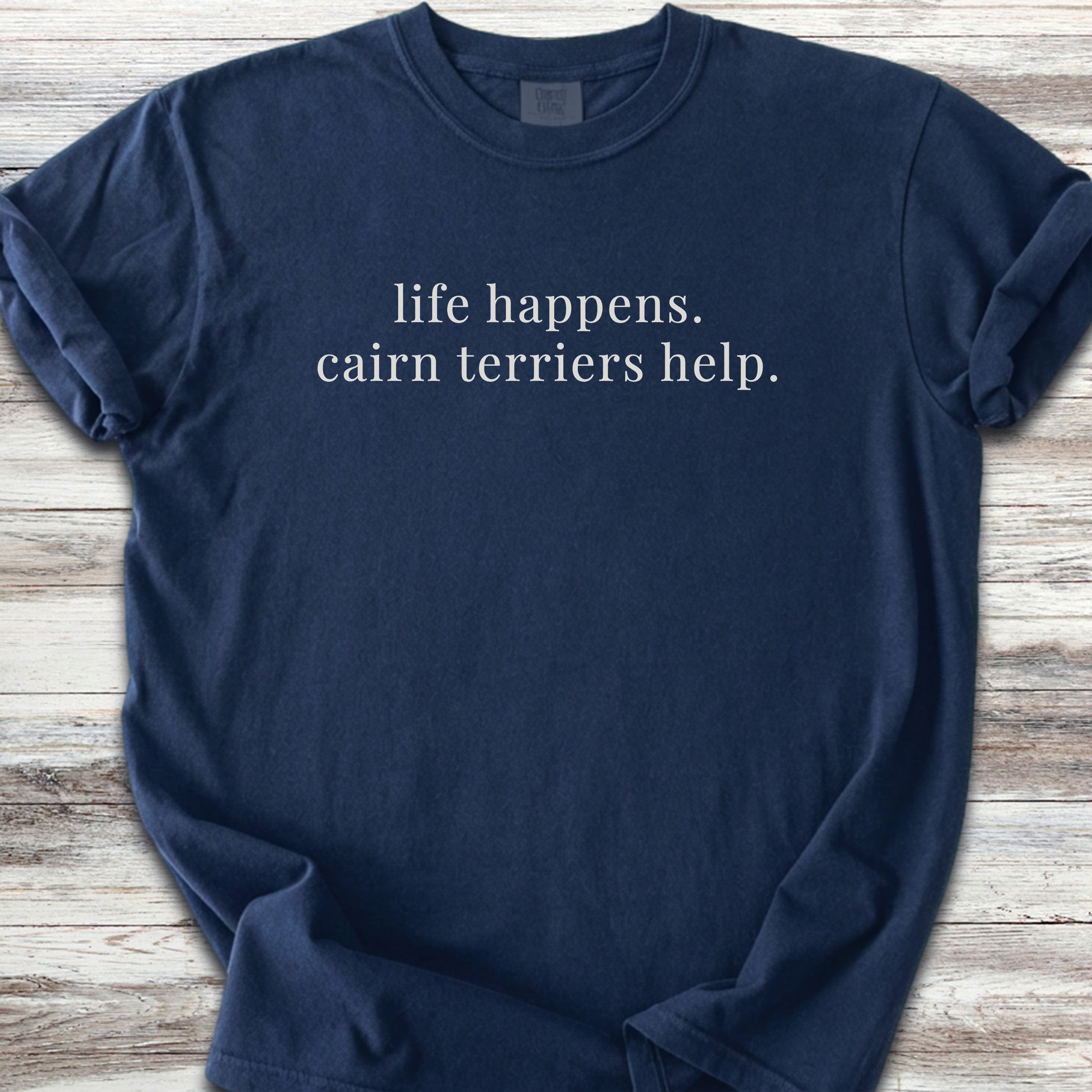 Cairn Terrier Help - Navy