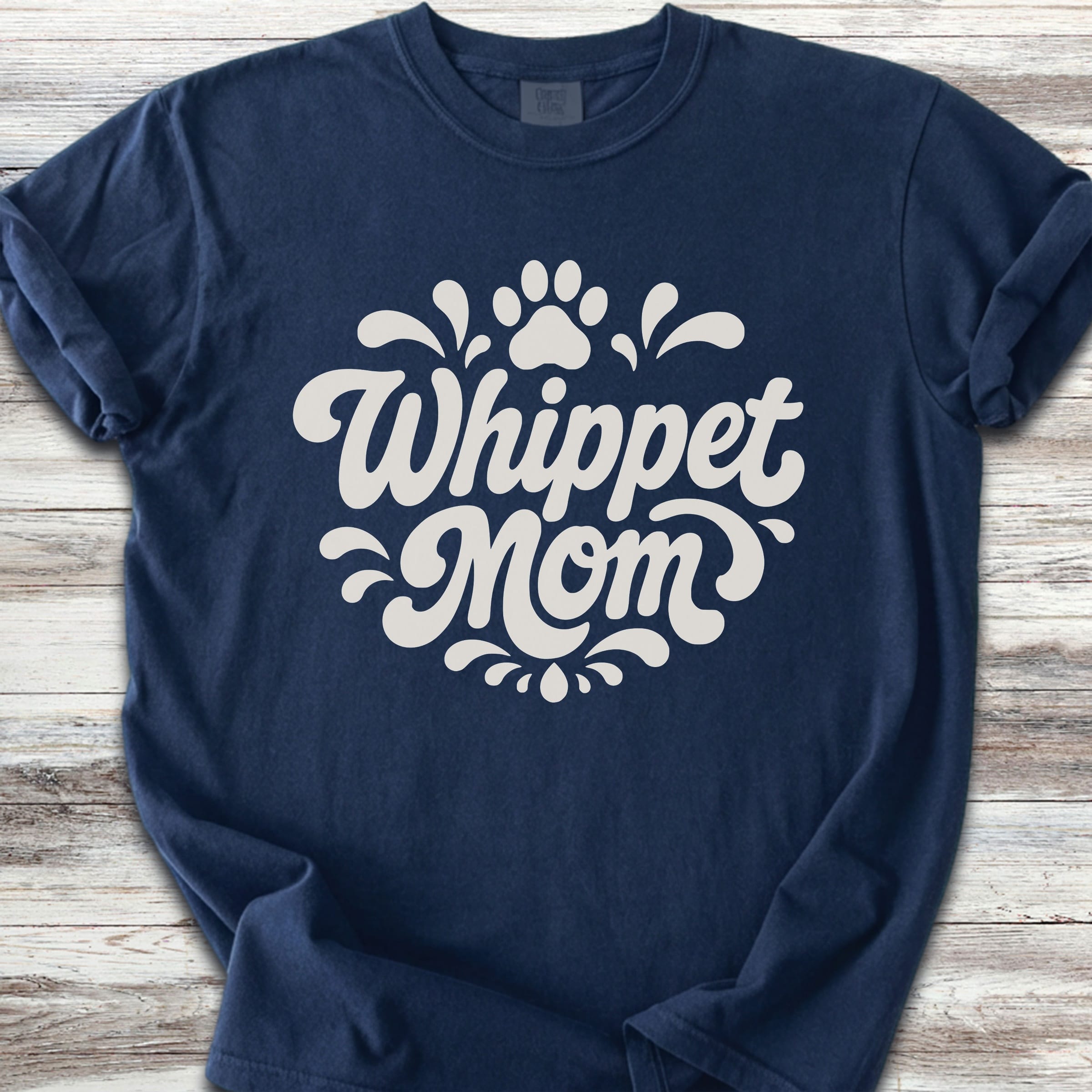 Whippet Groovy Mom - Navy