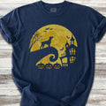 German Shorthaired Pointer Halloween Moon - Navy