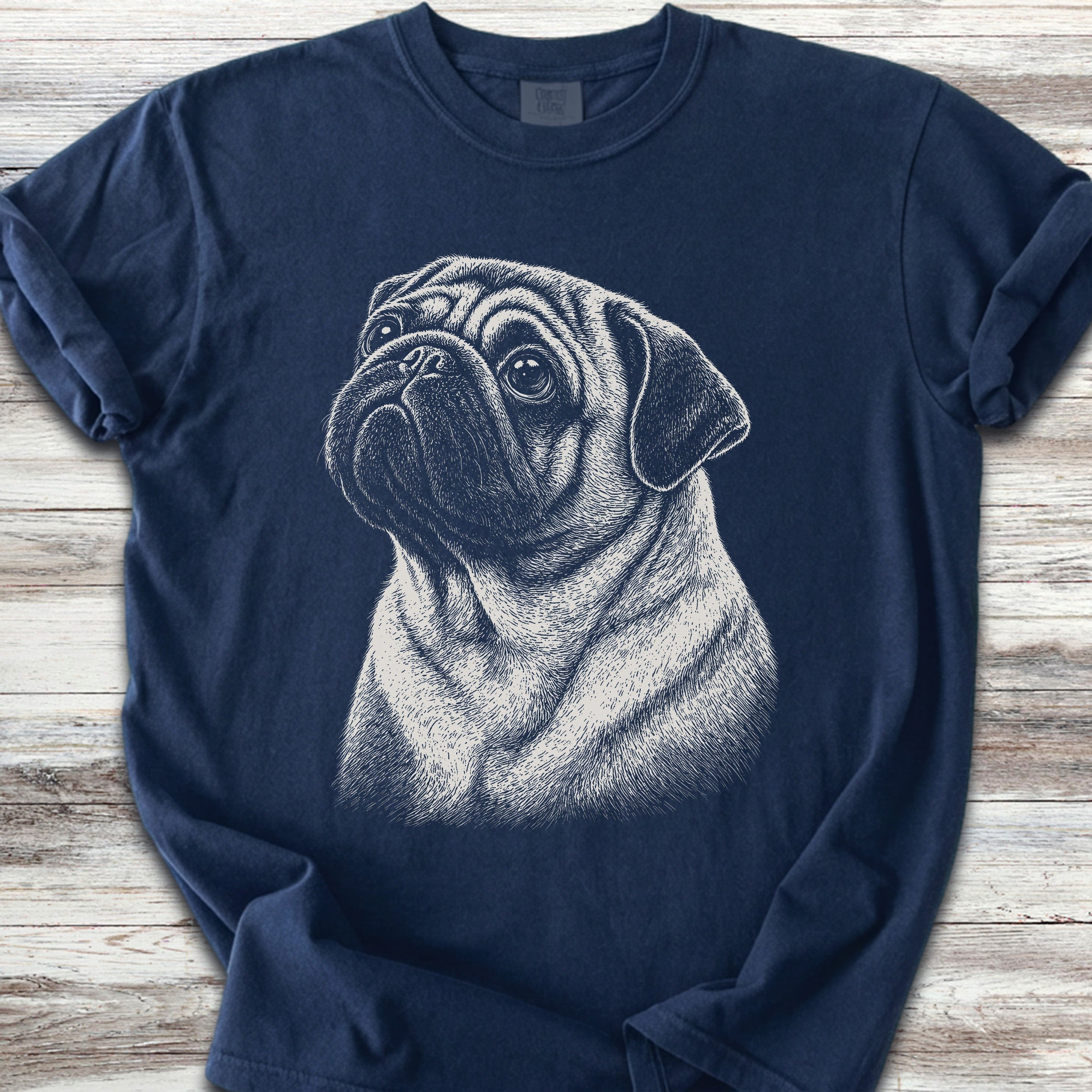 Pug Loyalty - Navy