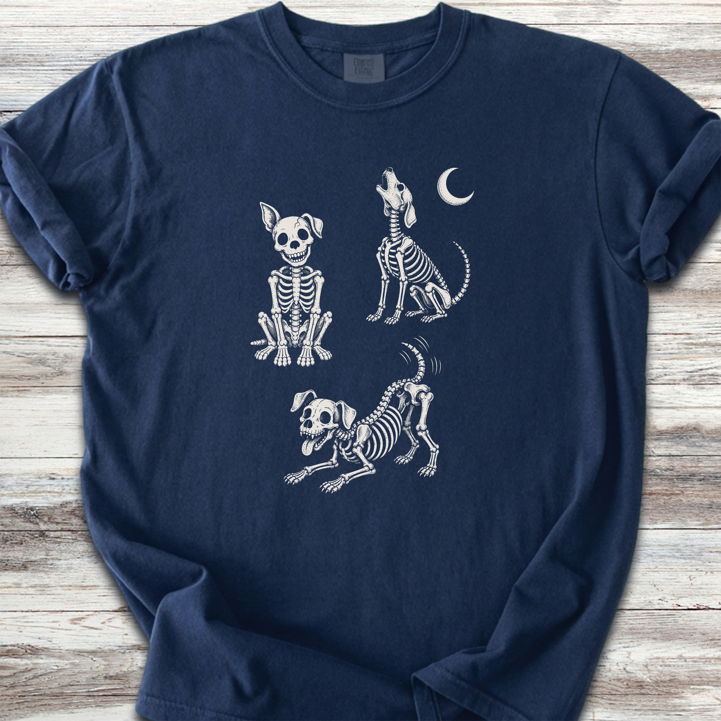 Skelly Dog - Navy