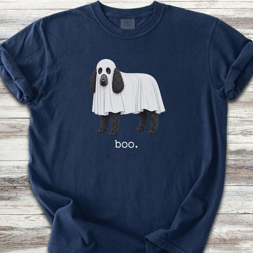 Poodle Black Boo - Navy