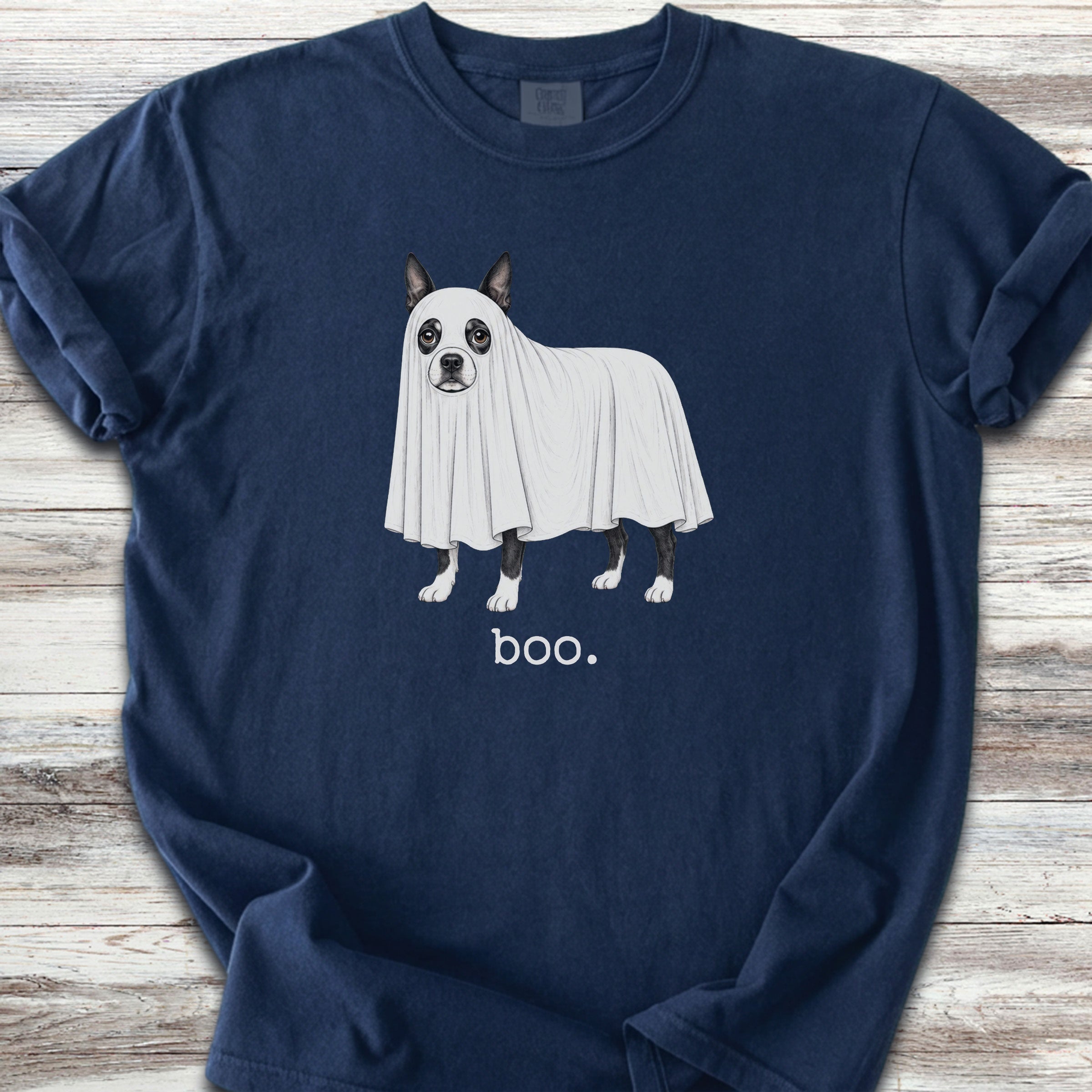 Boston Terrier Boo - Navy