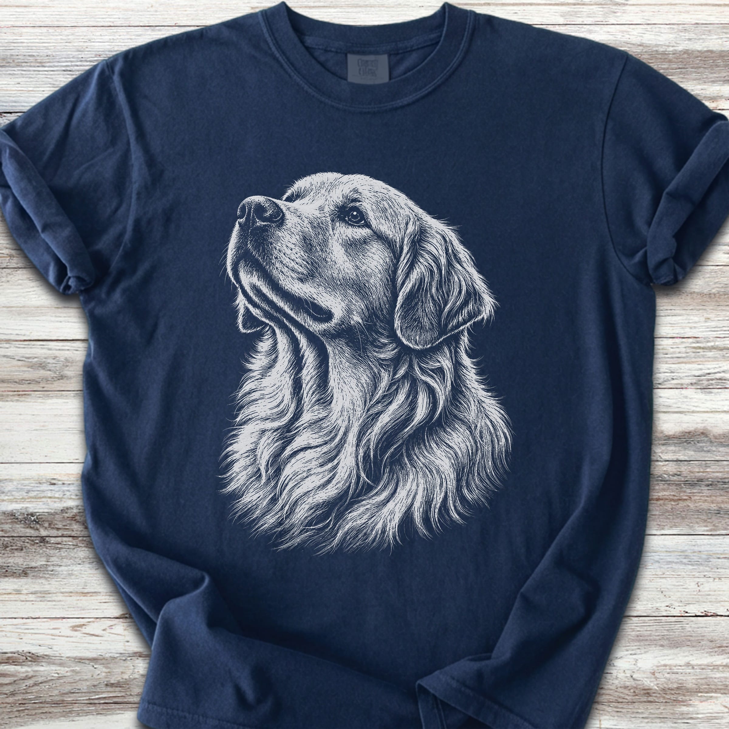 Golden Retriever Loyalty - Navy