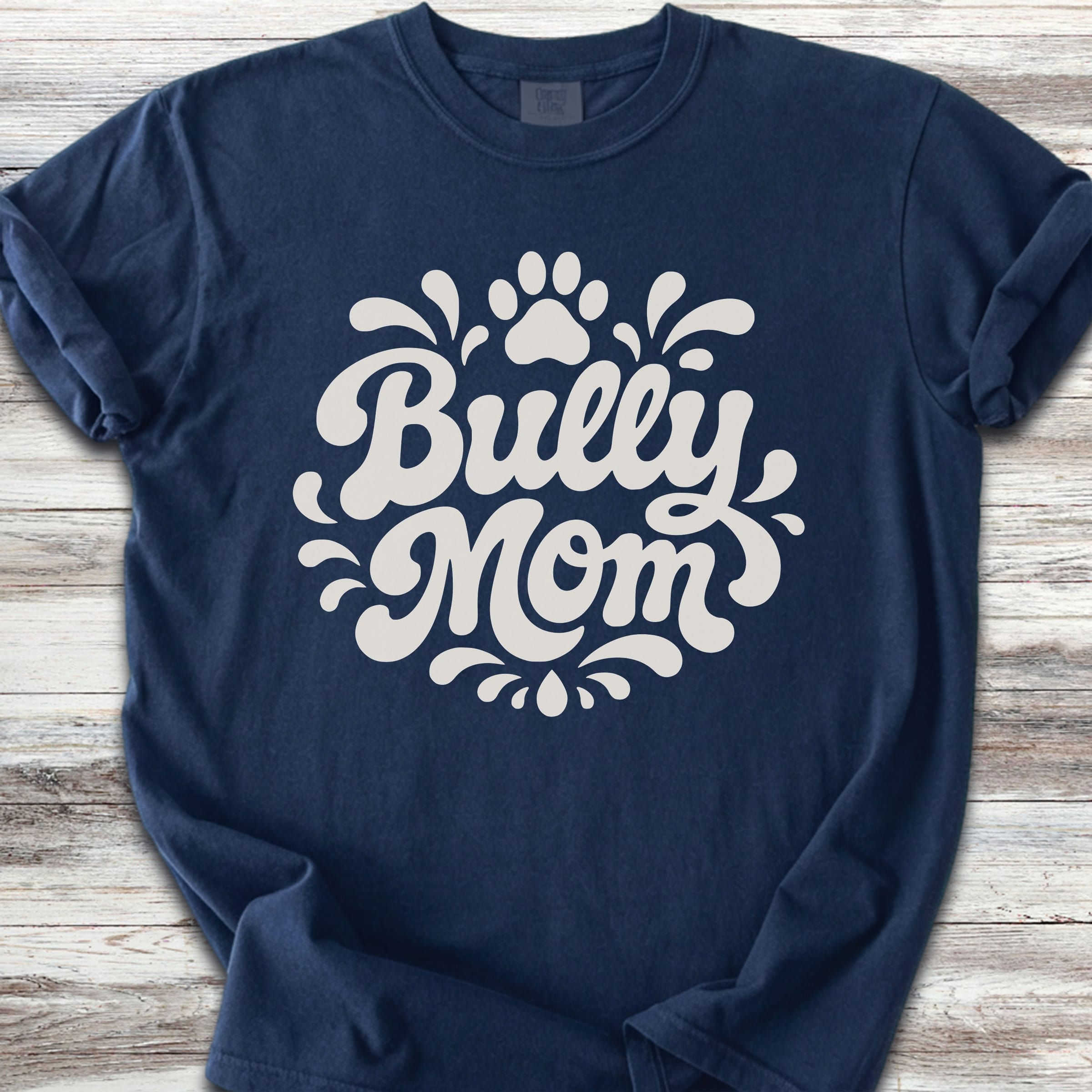 American Bully Groovy Mom - Navy
