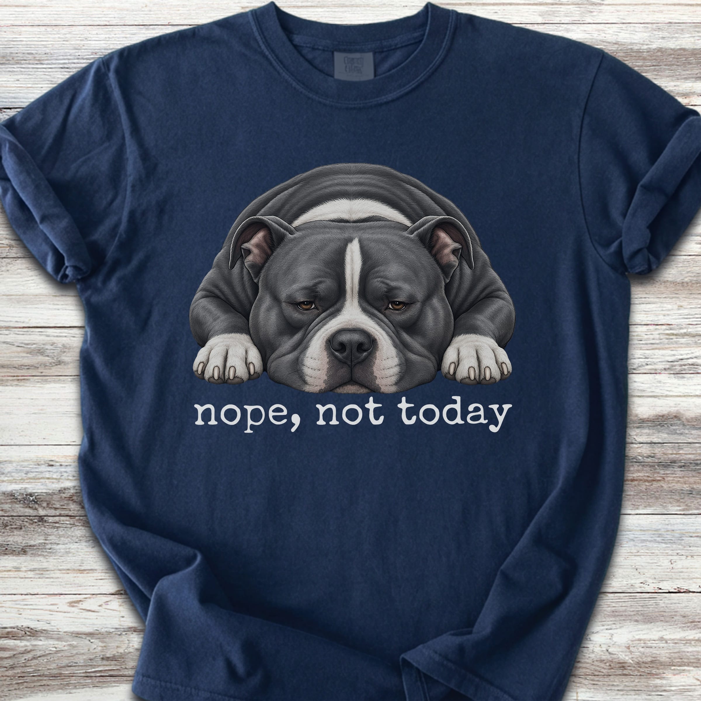 American Bully Nope - Navy