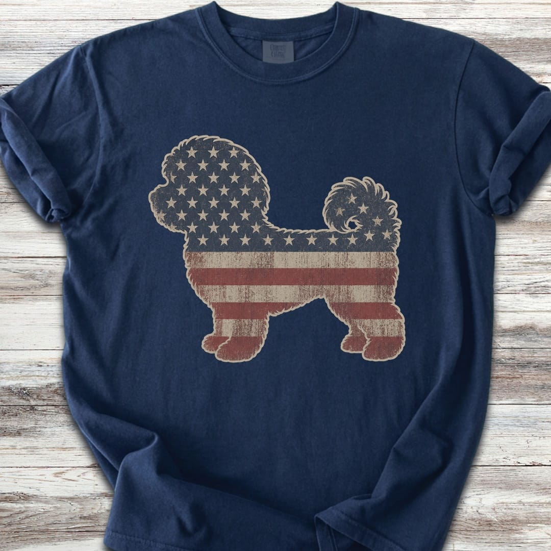Maltipoo Vintage USA - Navy