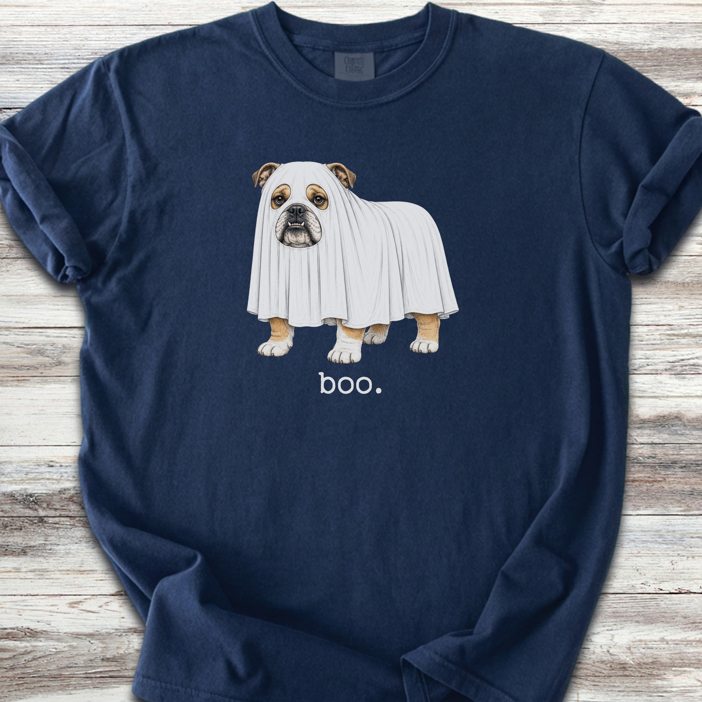 English Bulldog Boo - Navy