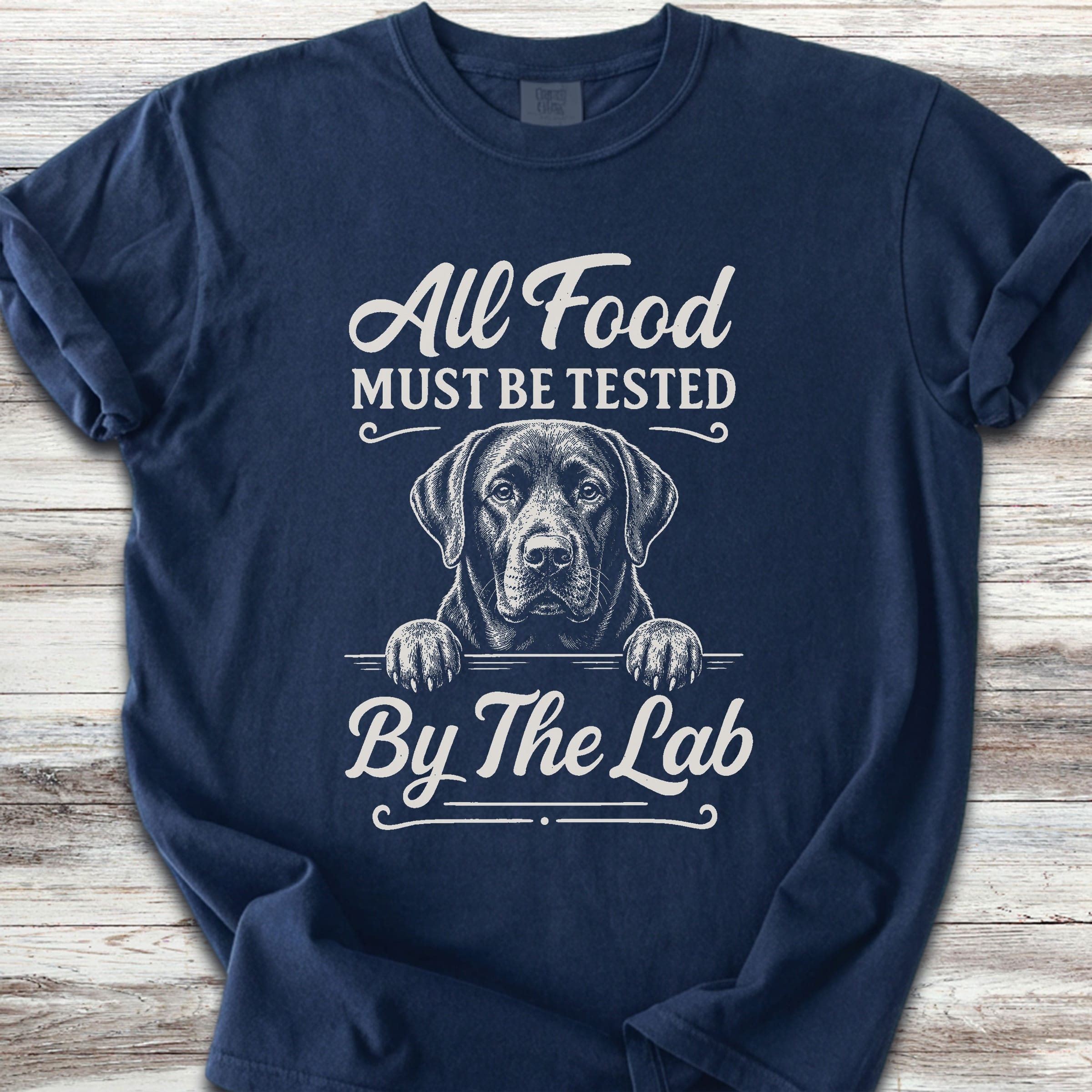 Labrador Retriever Food Test - Navy