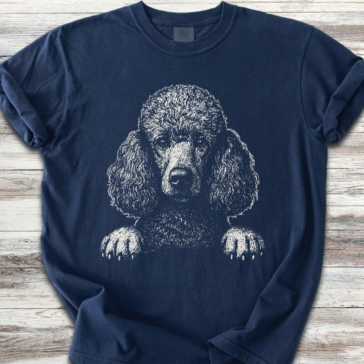 Poodle Hello - Navy