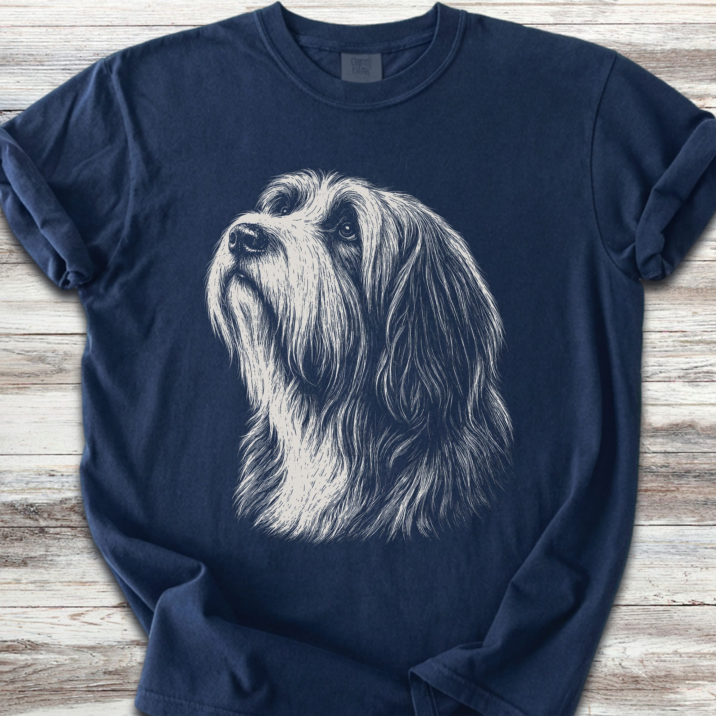 Bearded Collie Loyalty - Navy