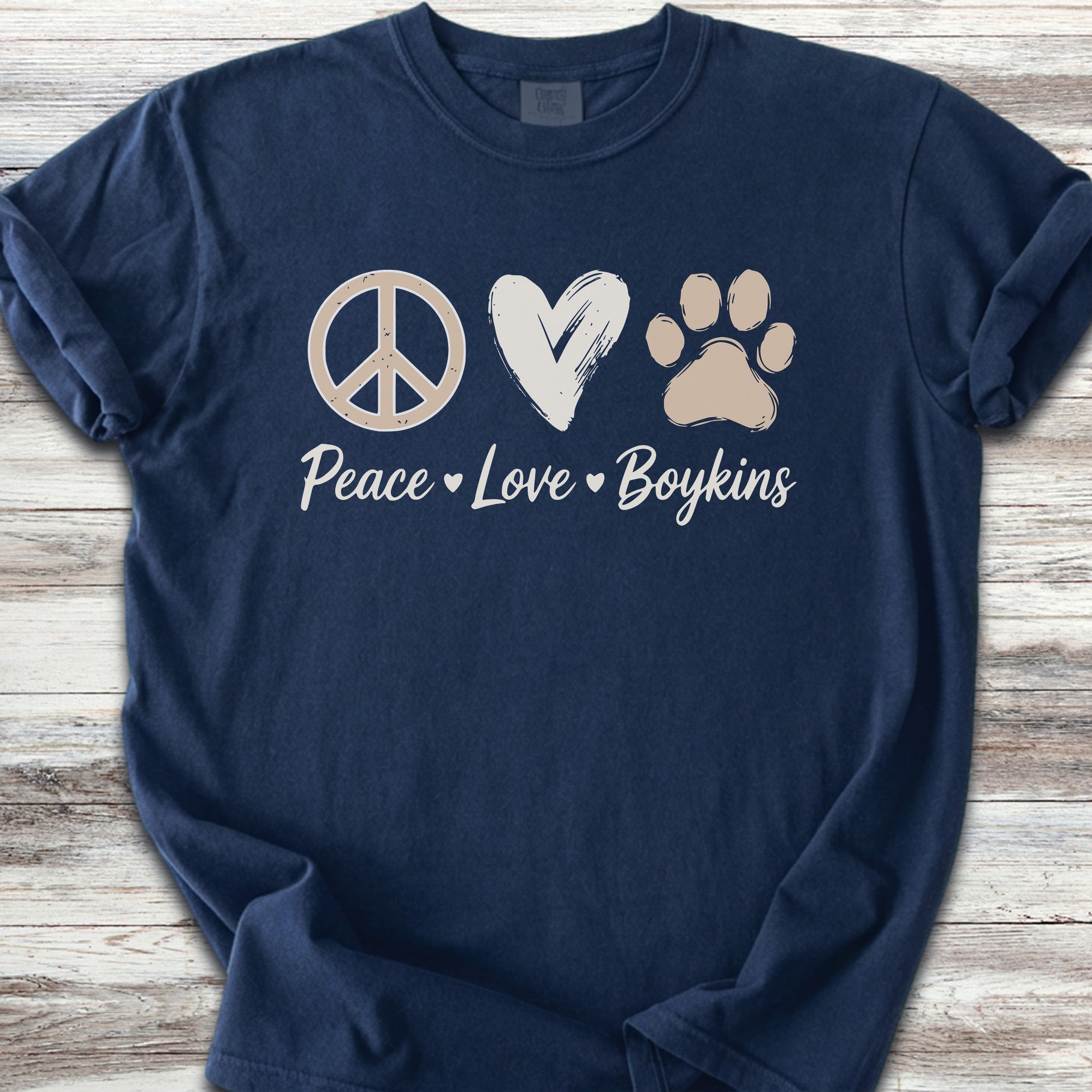 Boykin Spaniel Peace - Navy