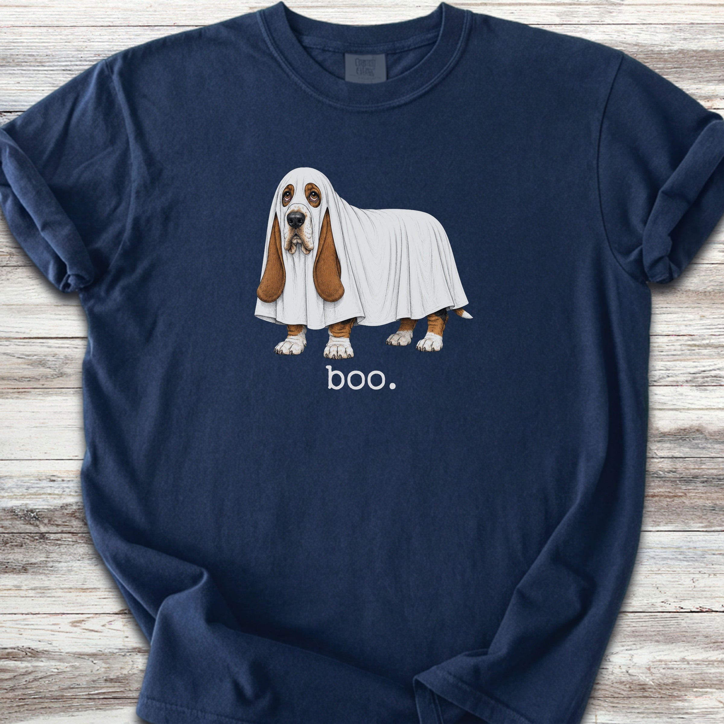 Basset Hound Boo - Navy
