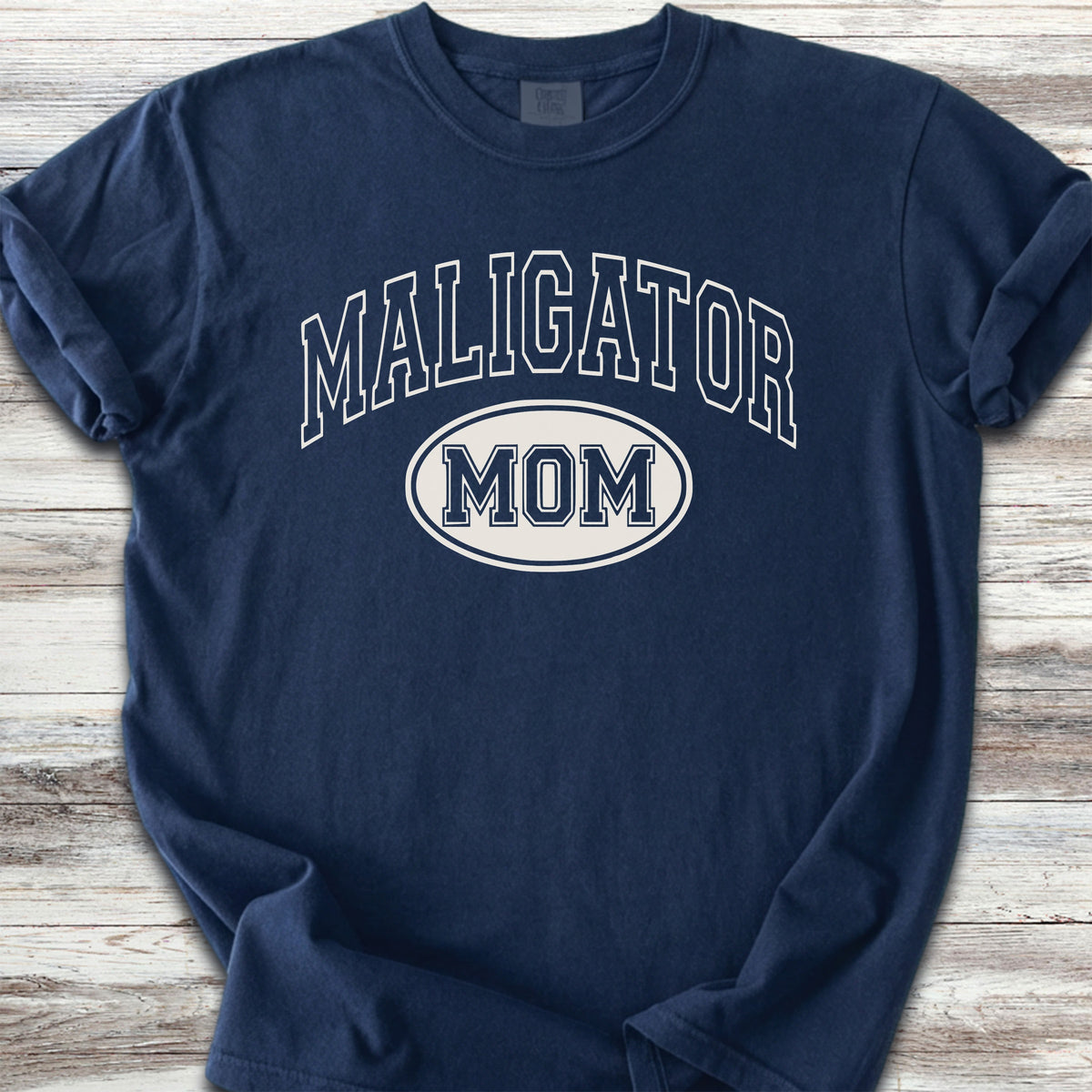Belgian Malinois University Maligator Mom - Navy