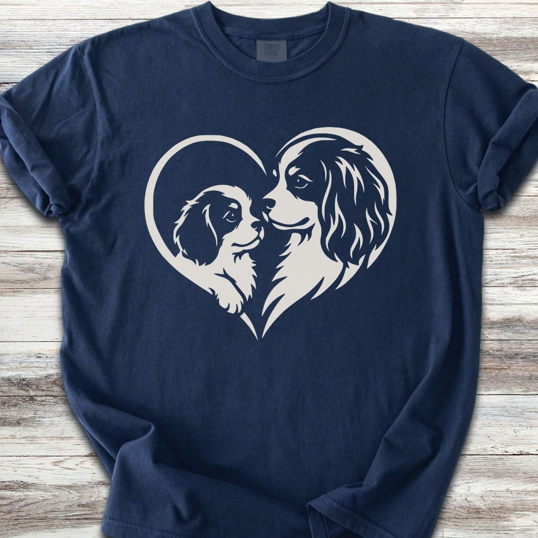 Cavalier King Charles Heart Bond - Navy