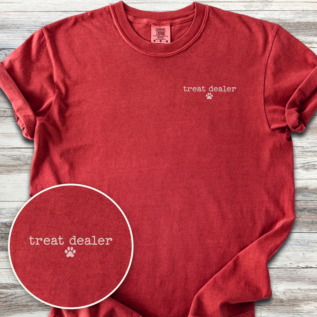 Vintage Treat Dealer Left Chest - Red