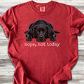 Labrador Retriever Black Nope - Red