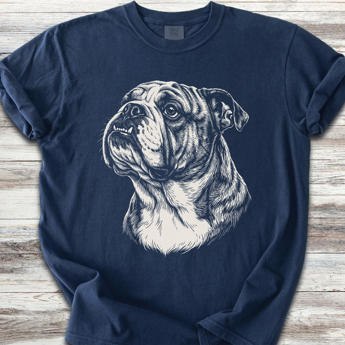 English Bulldog Loyalty - True Navy