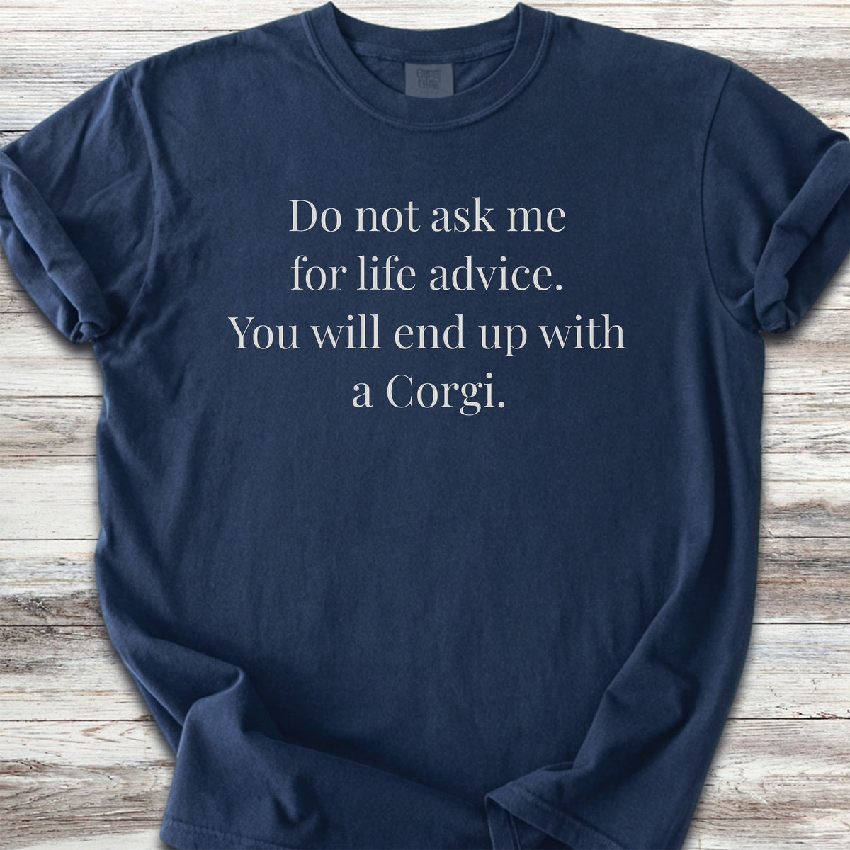 Corgi Life Advice - True Navy