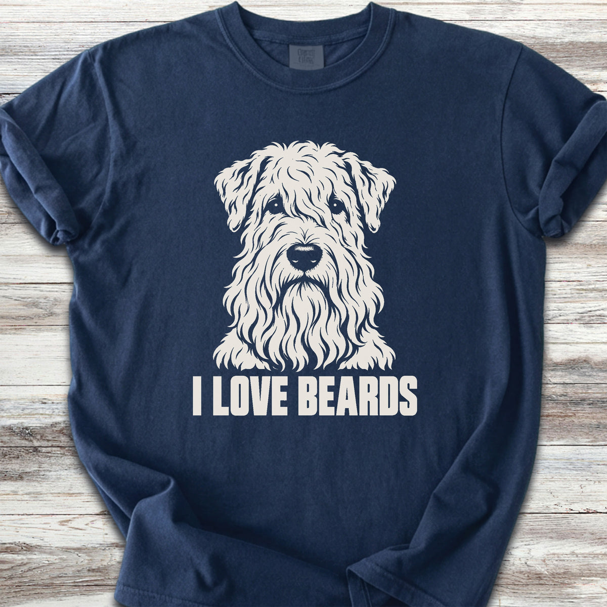 Wheaten I Love Beards - True Navy