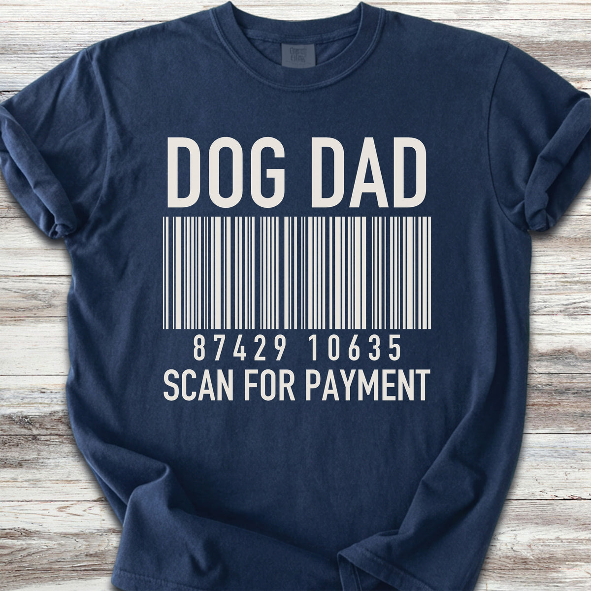 Dog Dad Scan for Payment - True Navy