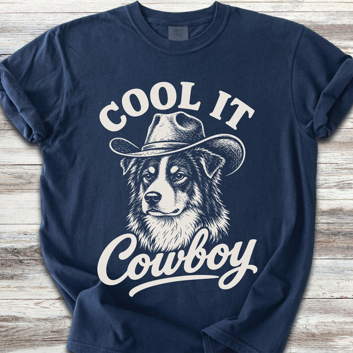 Australian Shepherd Black Tri Cool It - True Navy