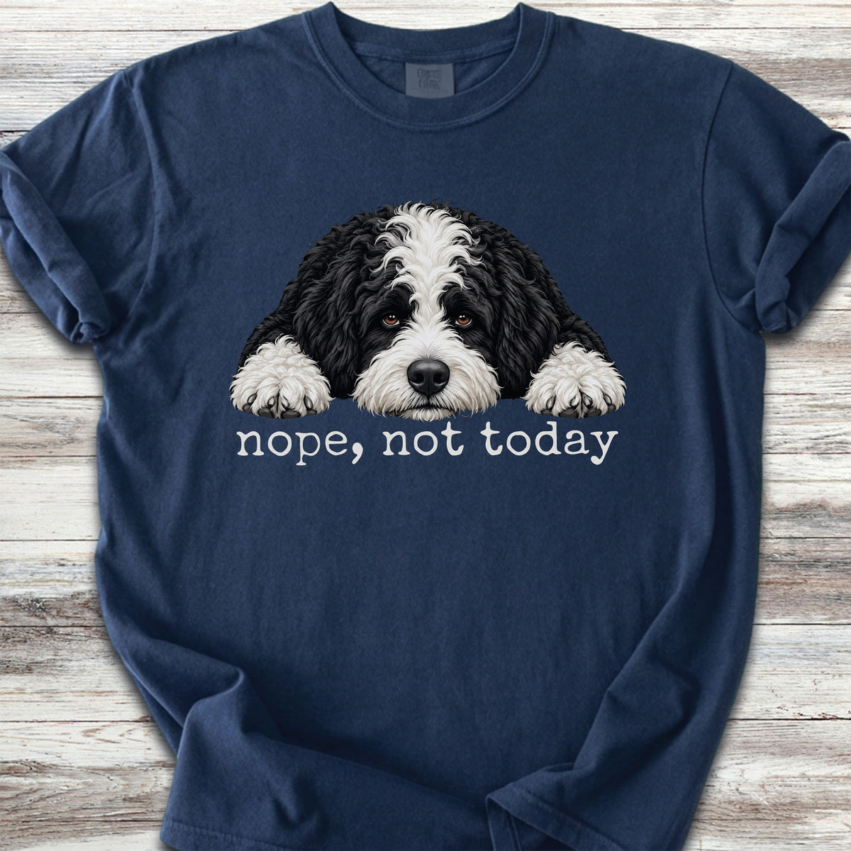 Sheepadoodle Nope - True Navy