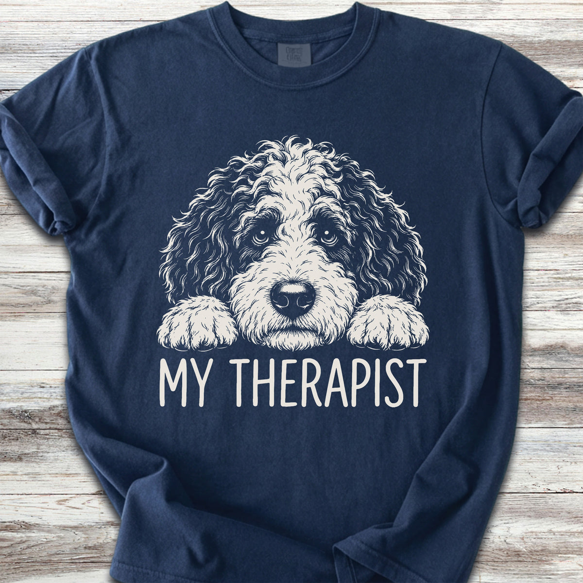 Sheepadoodle Therapist - True Navy