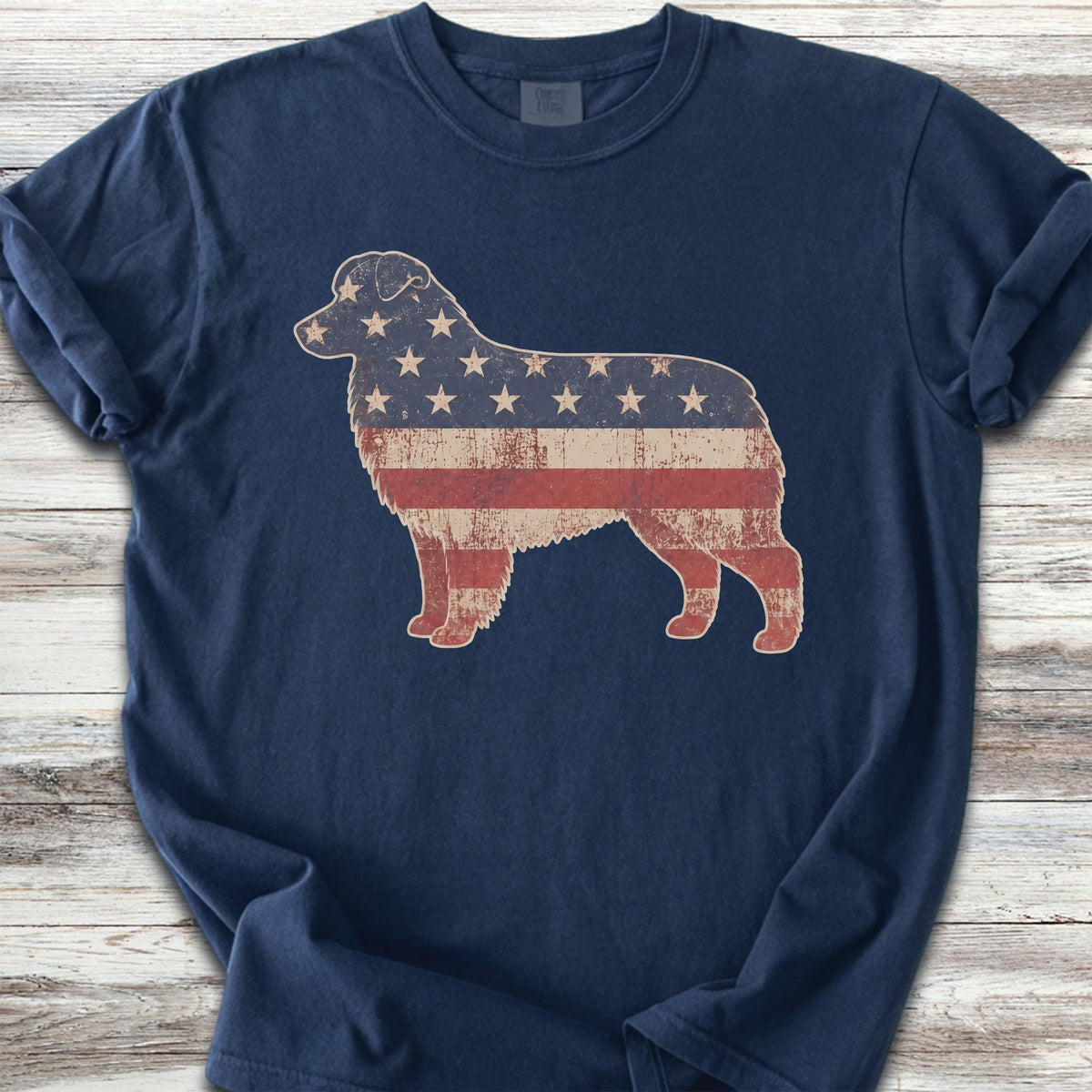Australian Shepherd Vintage USA - True Navy