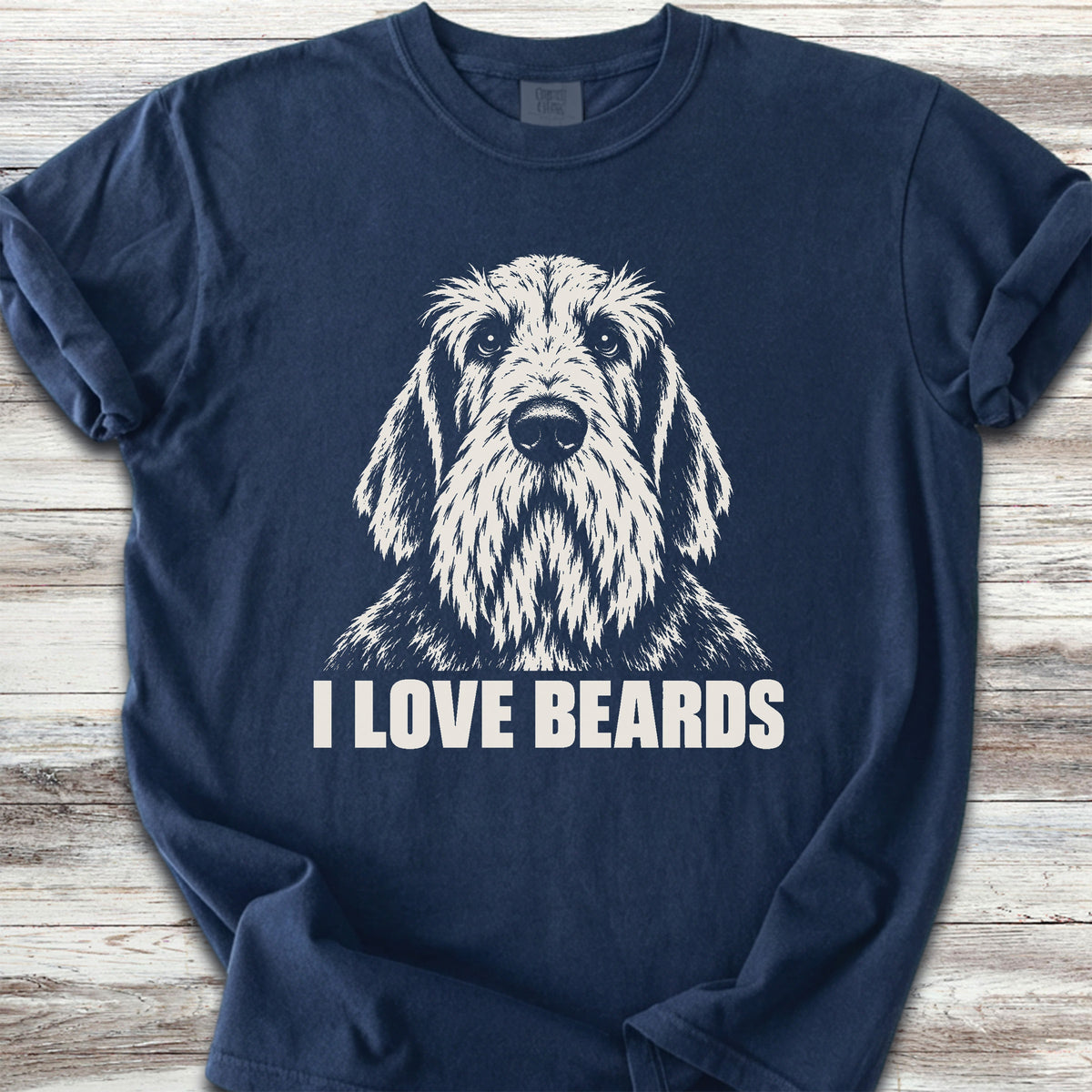 Spinone Italiano I Love Beards - True Navy