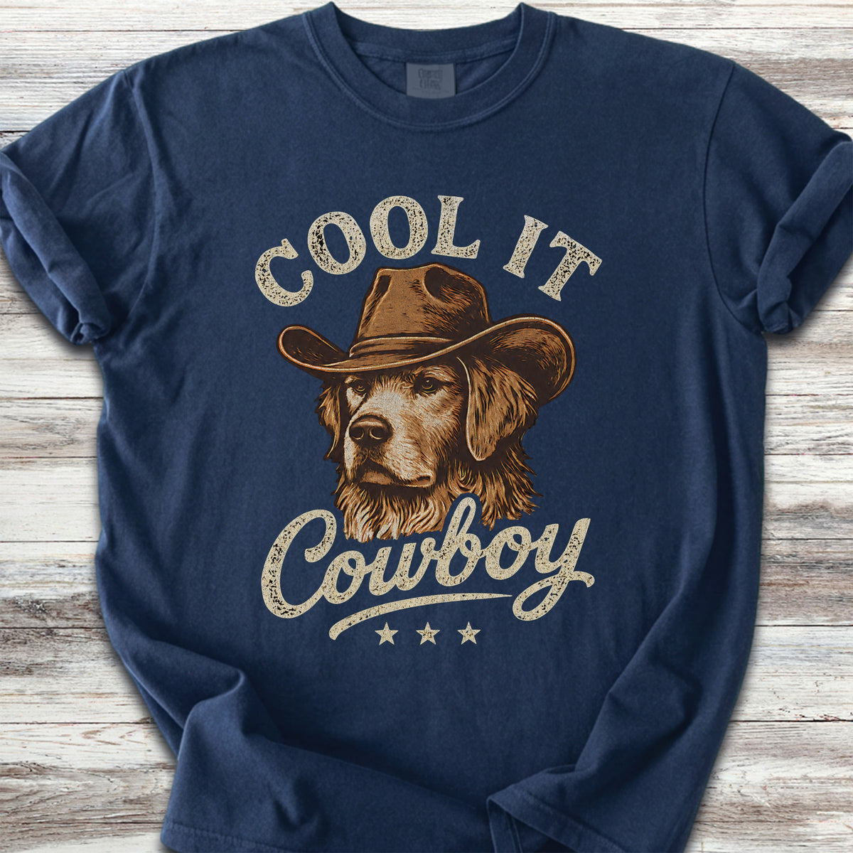 Golden Retriever Cool It - True Navy