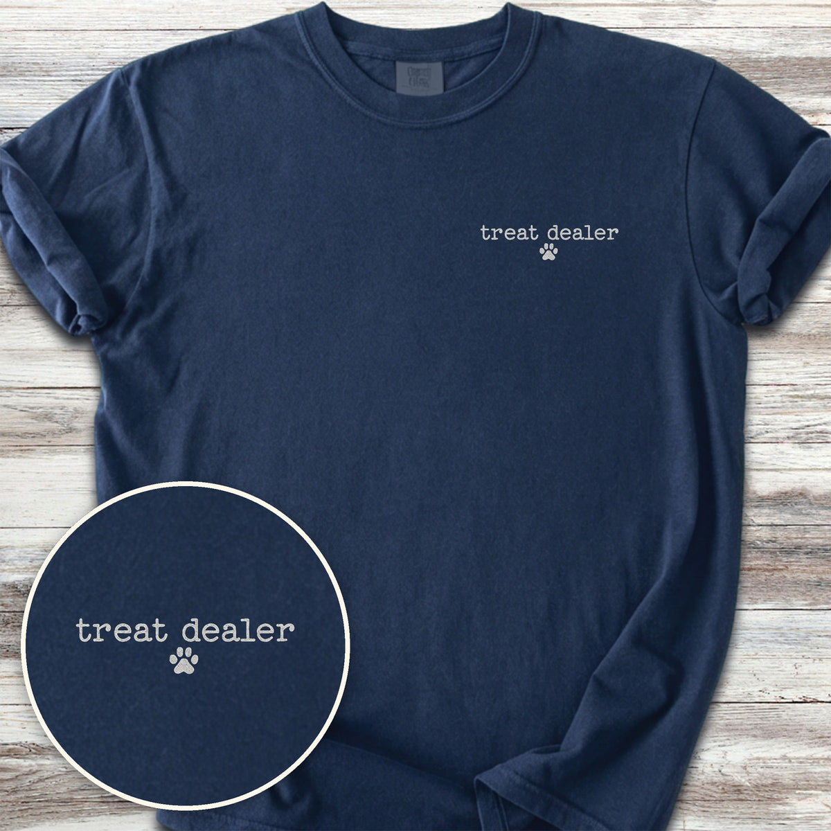 Vintage Treat Dealer Left Chest - True Navy