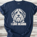 Bearded Collie I Love Beards - True Navy