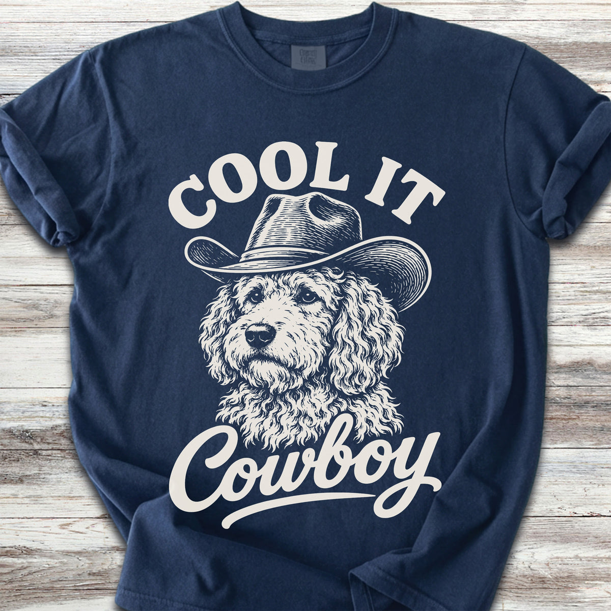 Goldendoodle Cool It - True Navy