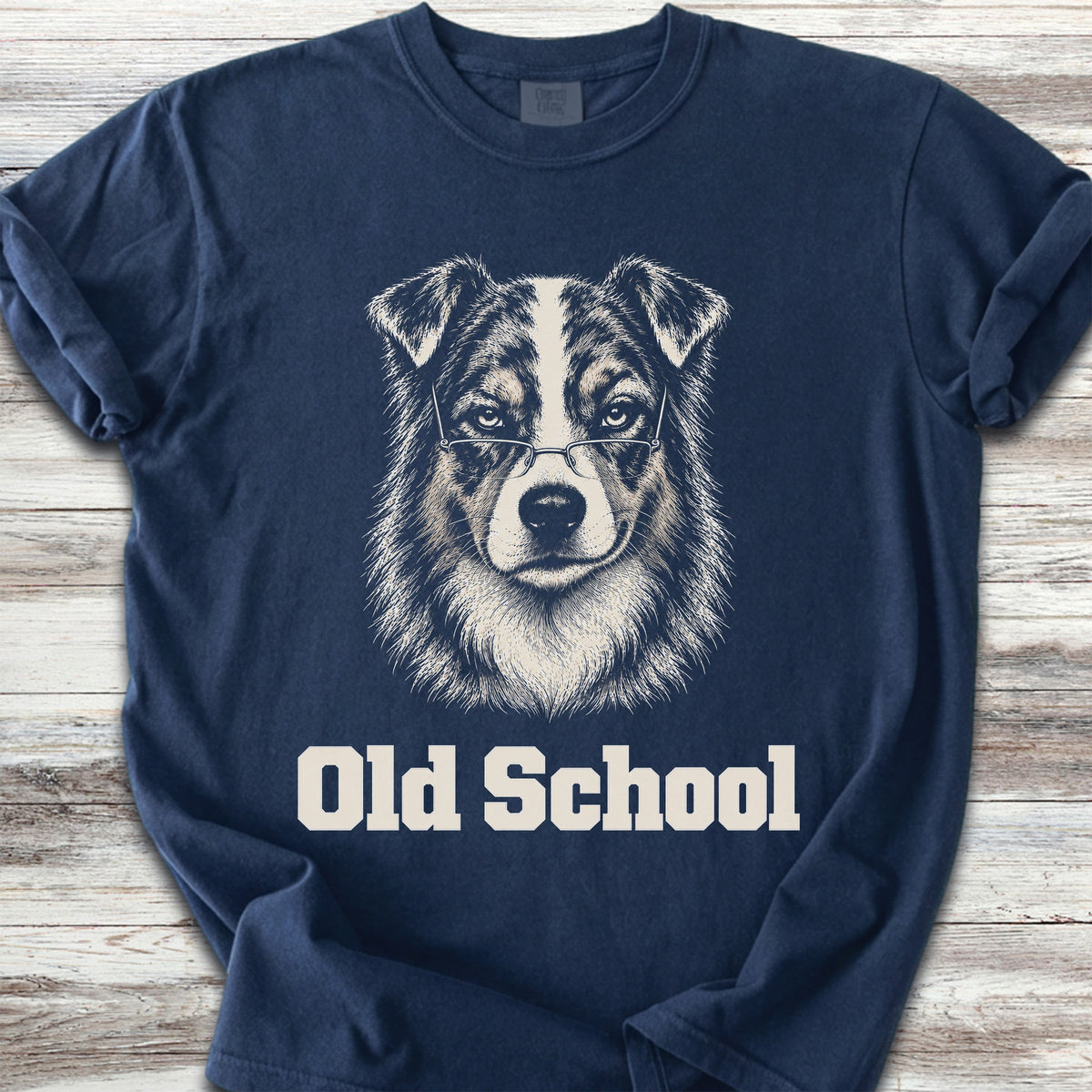 Australian Shepherd Old School - True Navy