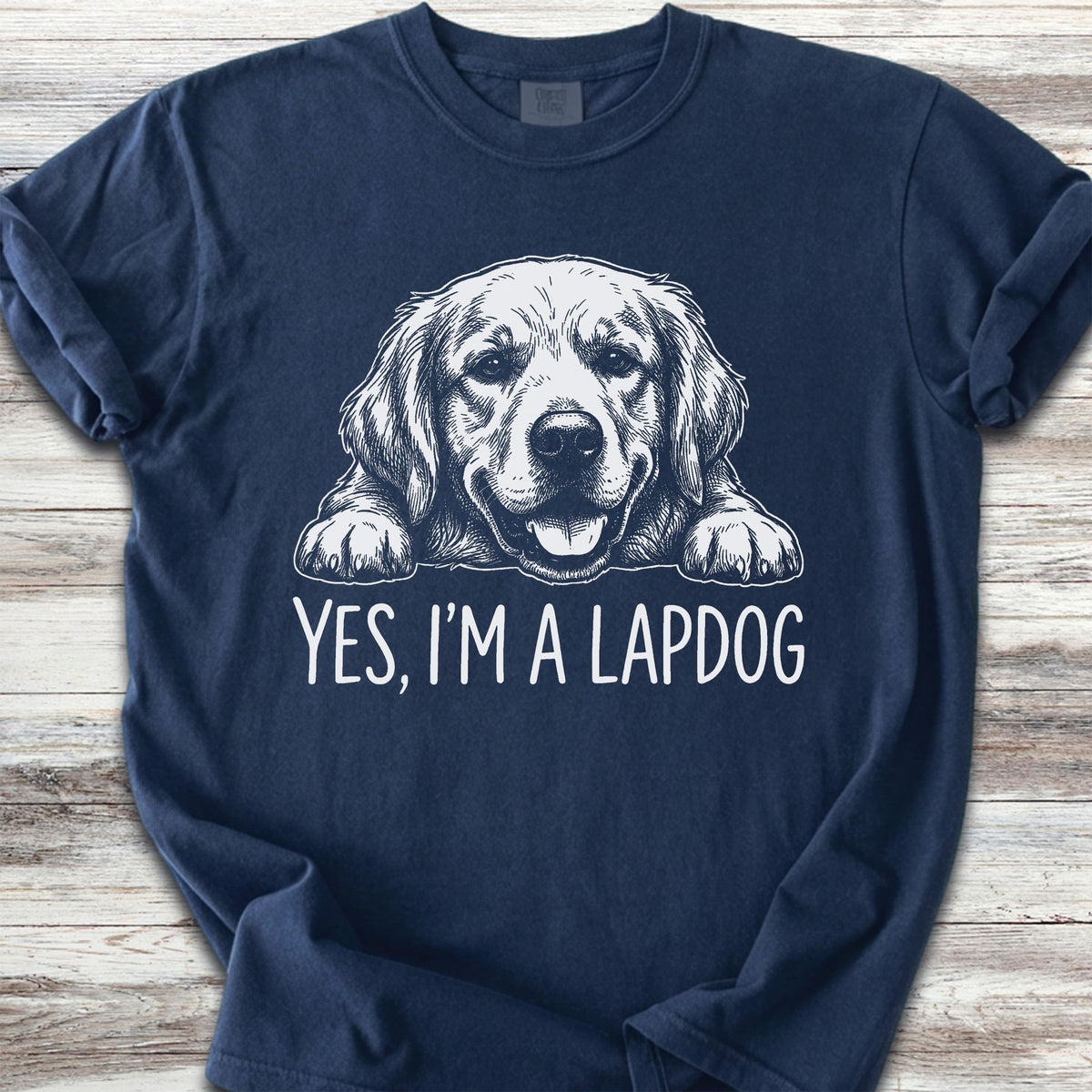 Golden Retriever Lapdog - True Navy