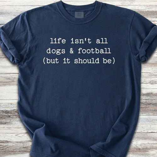 Dogs & Football - True Navy