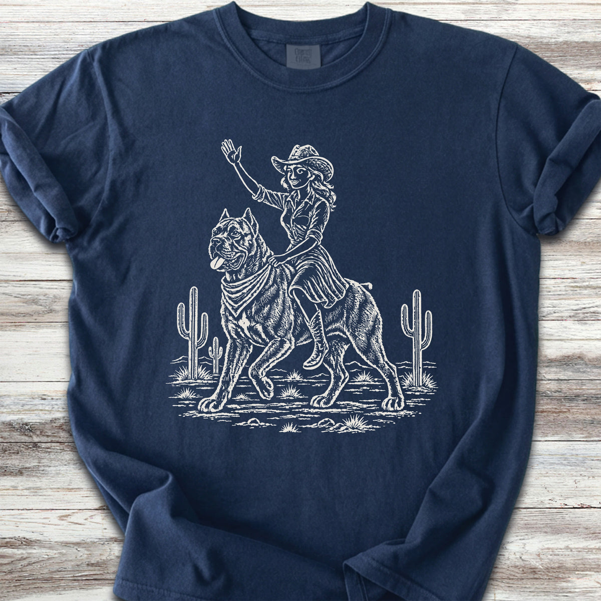 Cane Corso Cowgirl - True Navy