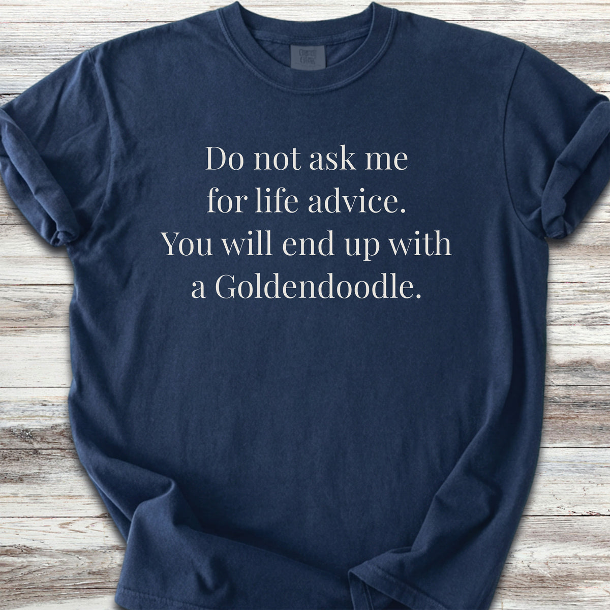 Goldendoodle Life Advice - True Navy