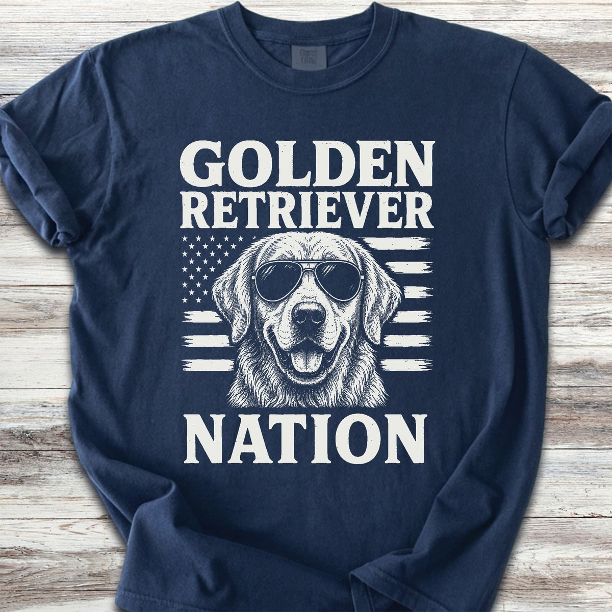 Golden Retriever Nation - True Navy