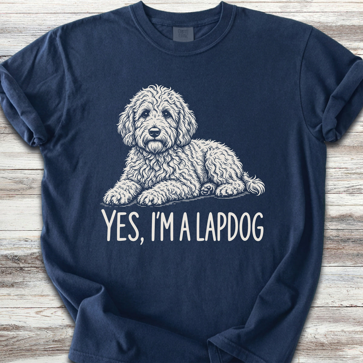 Goldendoodle Lapdog - True Navy