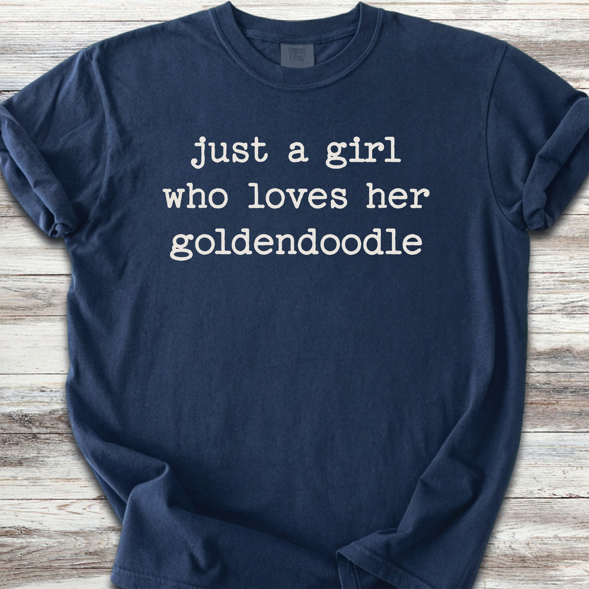 Goldendoodle Girl - True Navy