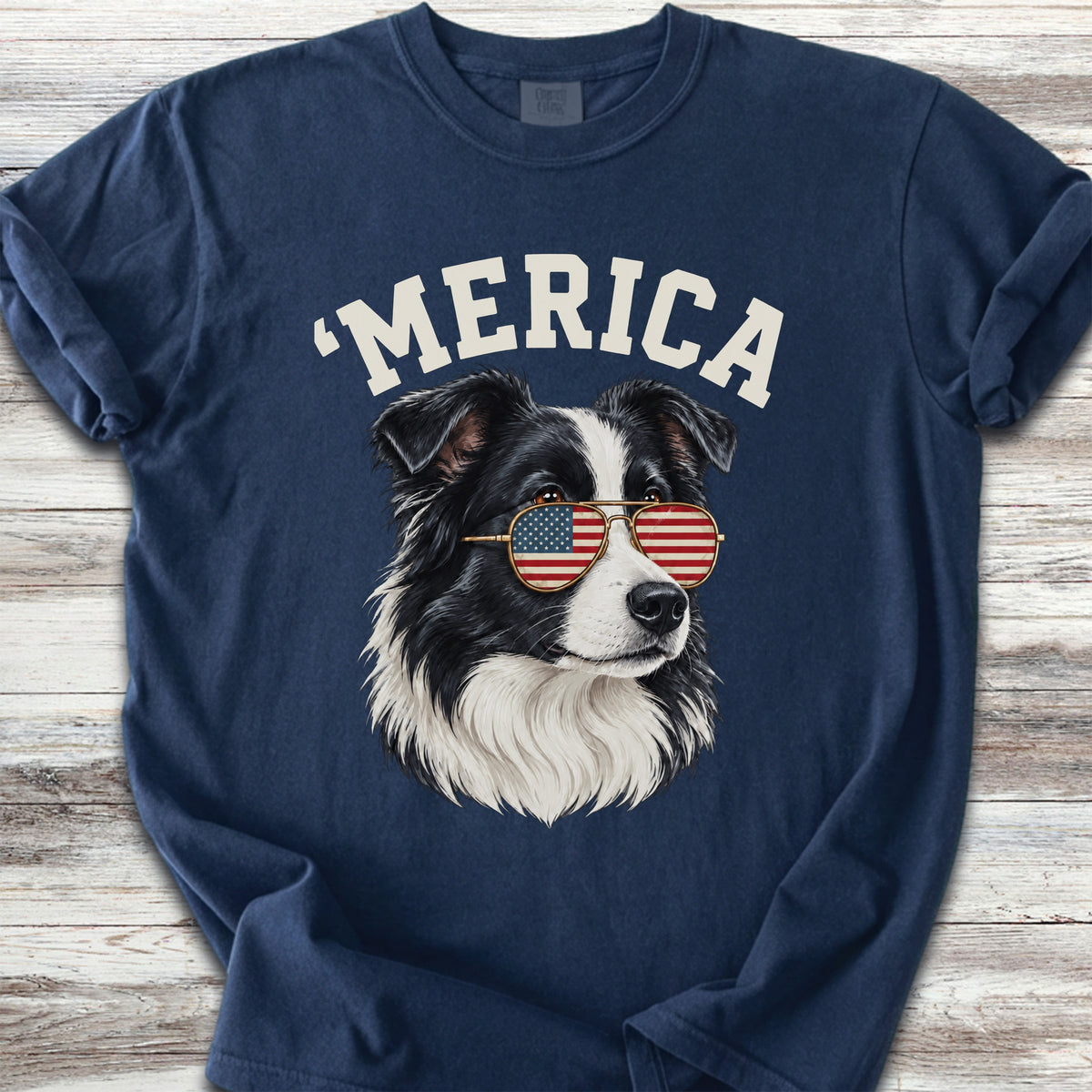 Border Collie 'Merica - True Navy