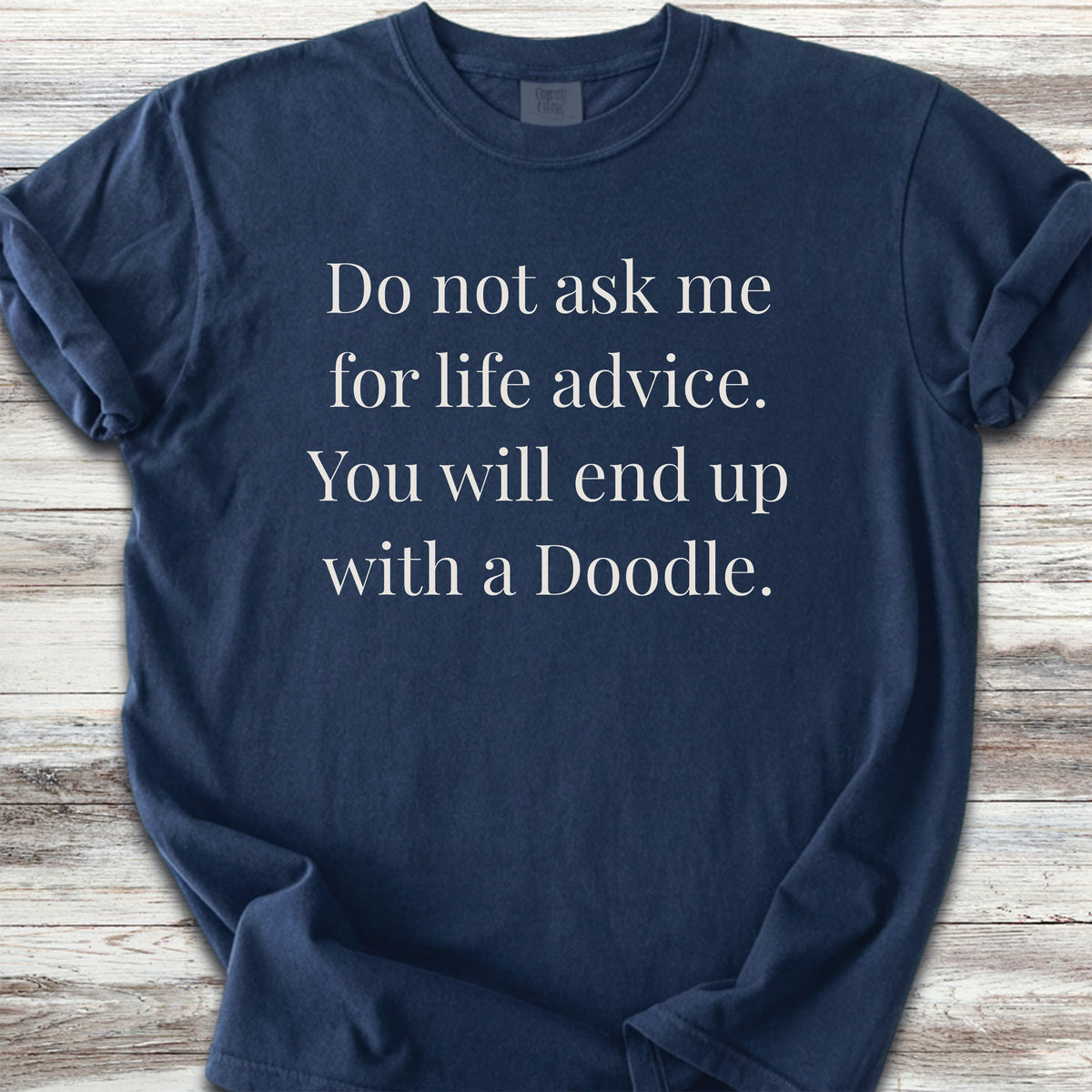 Doodle Life Advice - True Navy