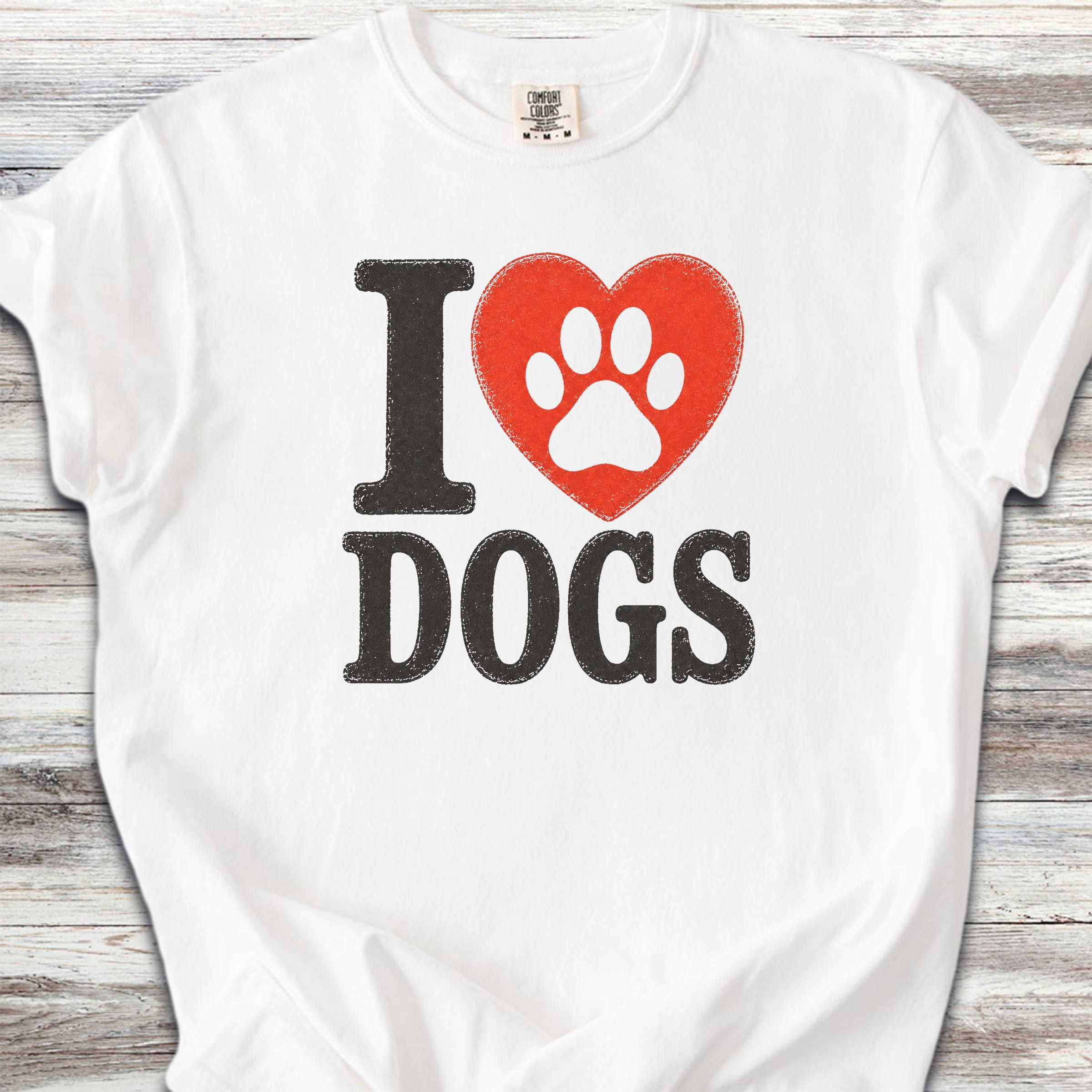 I Heart Dogs - White