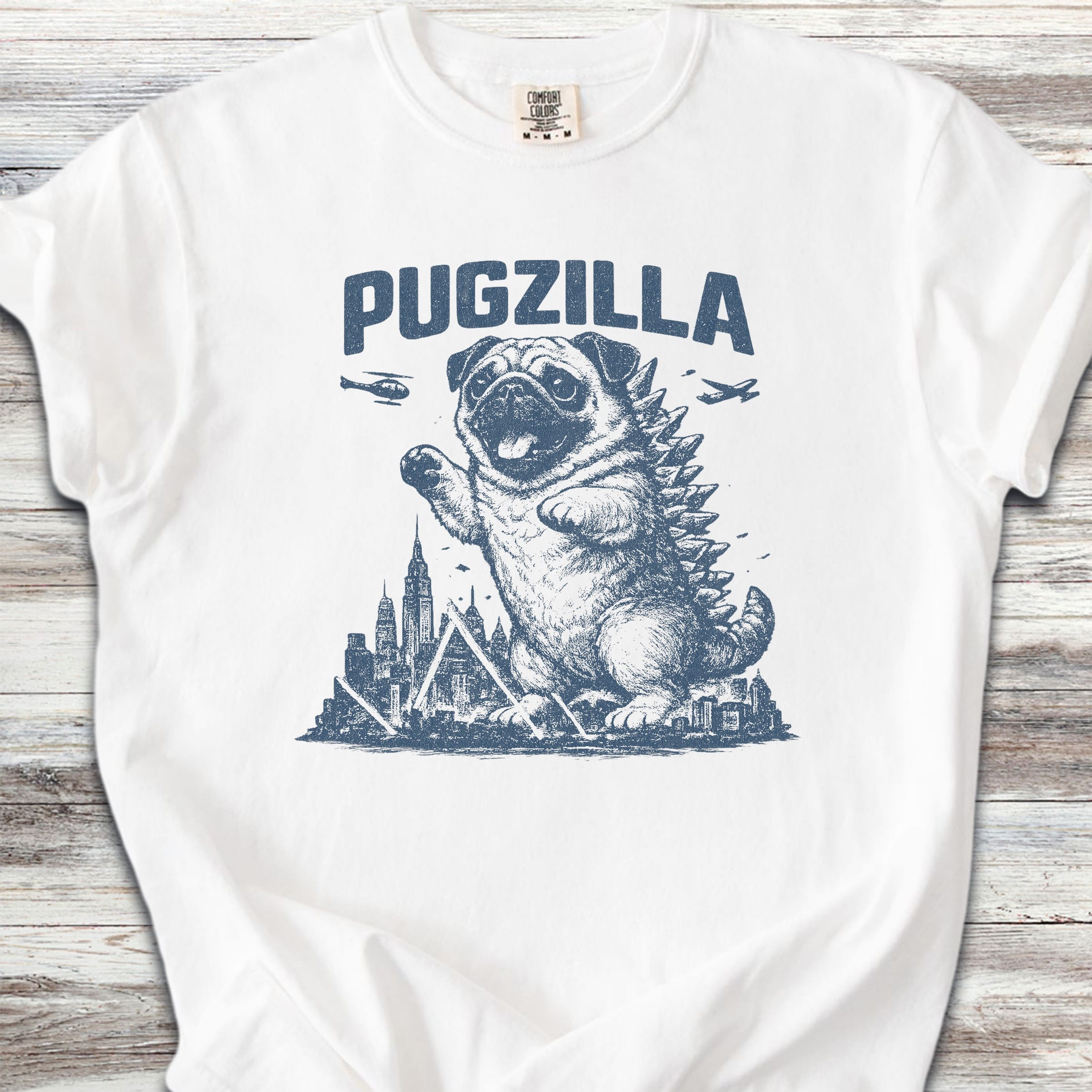 Pug Pugzilla - White